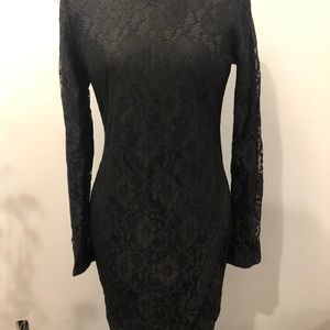 Sexy Classy Black Lace Dress.